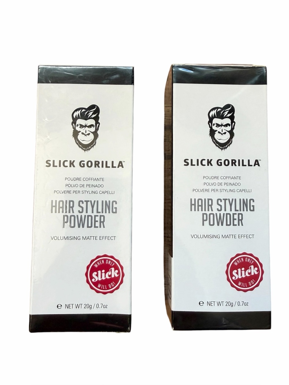 New Sealed Slick Gorilla Hair Styling Powder Set of 2